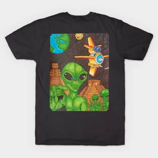 UFO Weird Alien World T-Shirt